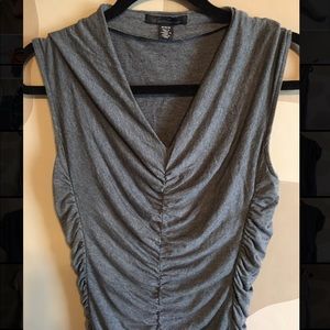 Kenneth Cole Rouched Sleeveless V-neck Dress - Women’s US size M